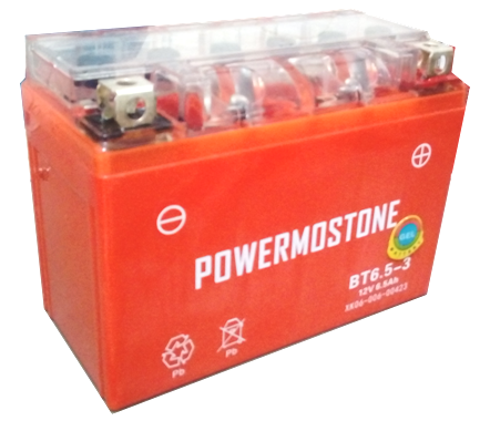 Bateria Moto Ytx6.5-bs (bt6.5-3) Con Gel Powermostone